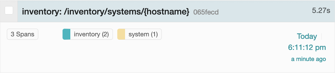 Default spans